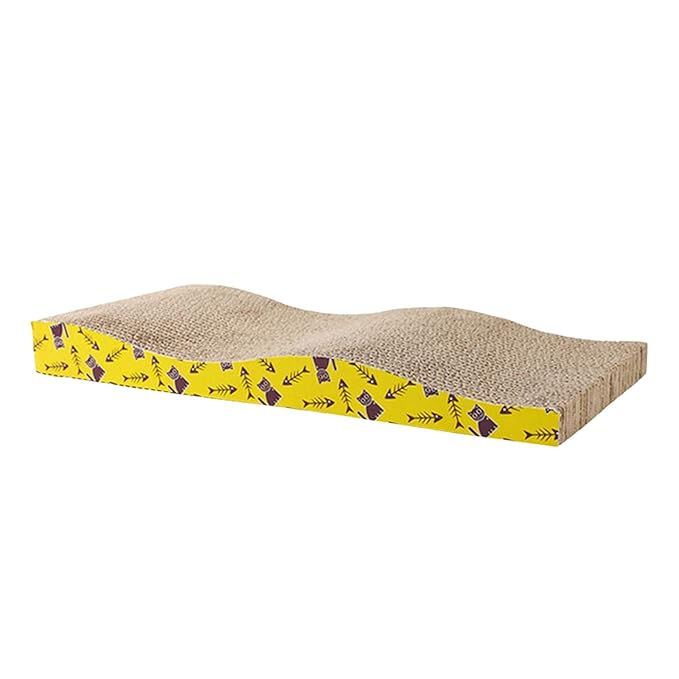Cat Scratcher Cardboard Wave 44.5X21X44Cm | Scratching lounge bed