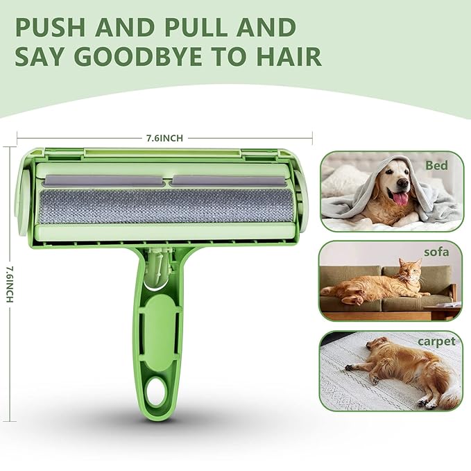 Reusable Pet Hair Remover Roller – Self-Cleaning Lint Brush for Dogs & Cats