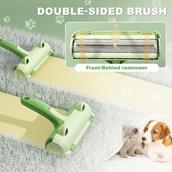 Reusable Pet Hair Remover Roller – Self-Cleaning Lint Brush for Dogs & Cats