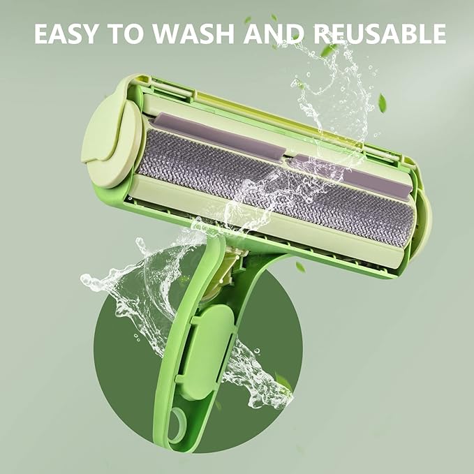 Reusable Pet Hair Remover Roller – Self-Cleaning Lint Brush for Dogs & Cats