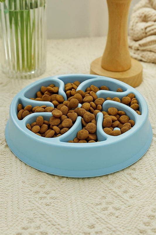 Slow Fun Feeder Bowl for Pets | Interactive Bloat Stop Bowl for Dogs and Cats | Colour may vary
