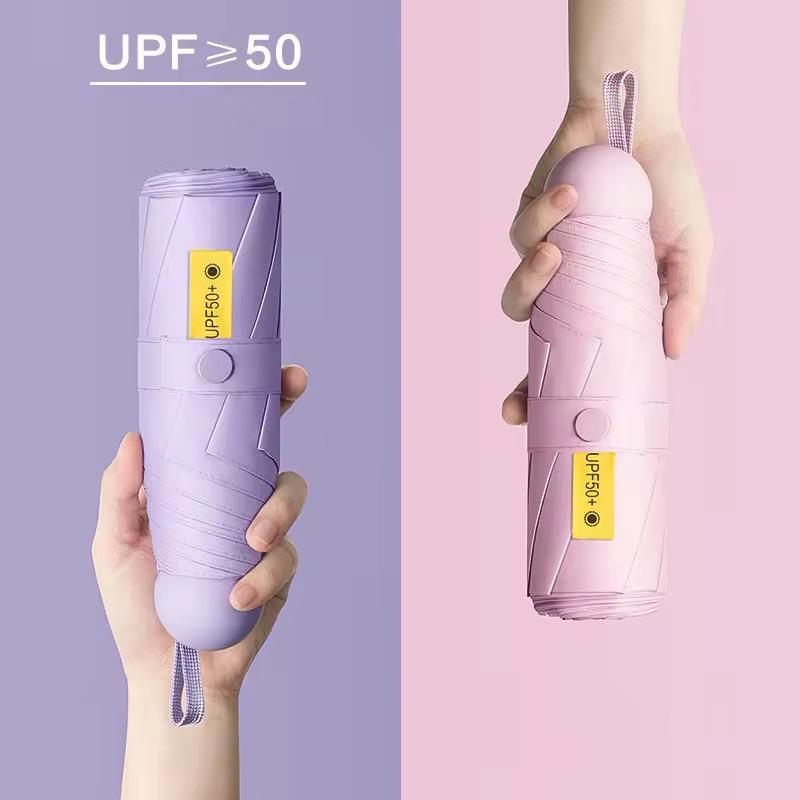 Mini portable capsule umbrella with a box | For rains and sunny day
