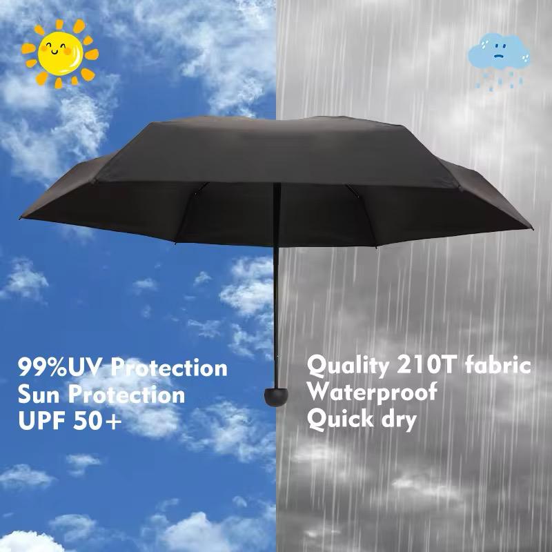 Mini portable capsule umbrella with a box | For rains and sunny day